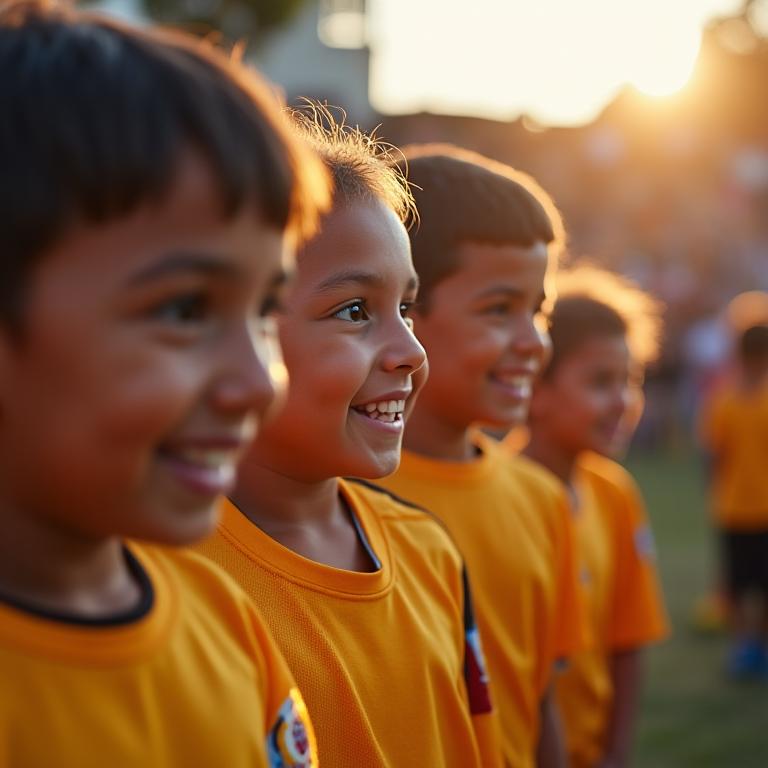 Ceremonia de premiación para torneo de fútbol infantil en Barranquilla