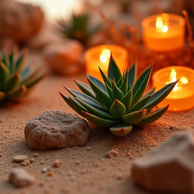 Decoración temática estilo desierto para eventos deportivos